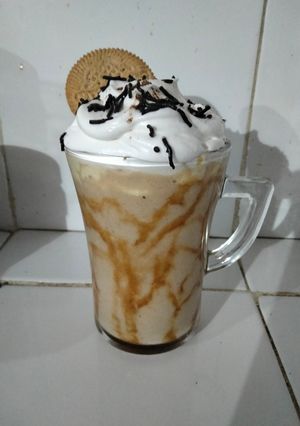 Una foto de Licuado de chico-zapote y plátano macho