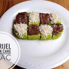 Nutrijel pandan cake (Low carb) (Cemilan diet) menu diet রেসিপির প্রধান ছবি