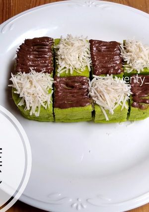 Foto resep Nutrijel pandan cake (Low carb) (Cemilan diet) menu diet