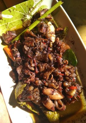 Foto resep Cumi saus hitam Maknyuss