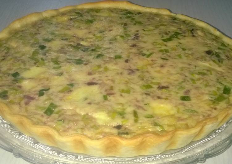 Puerros hacer receta para tarta de