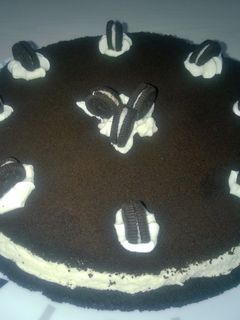 Una foto de Tarta de galletas Oreo
