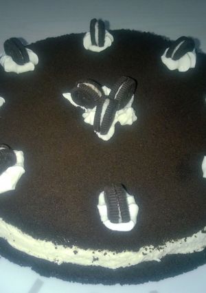 Una foto de Tarta de galletas Oreo