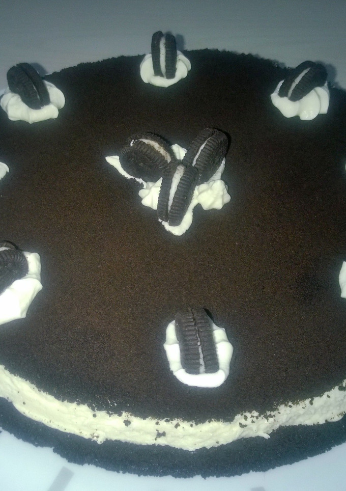 Una foto de Tarta de galletas Oreo