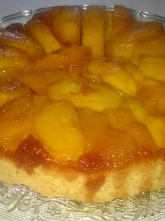 Una foto de Tarta invertida de manzana