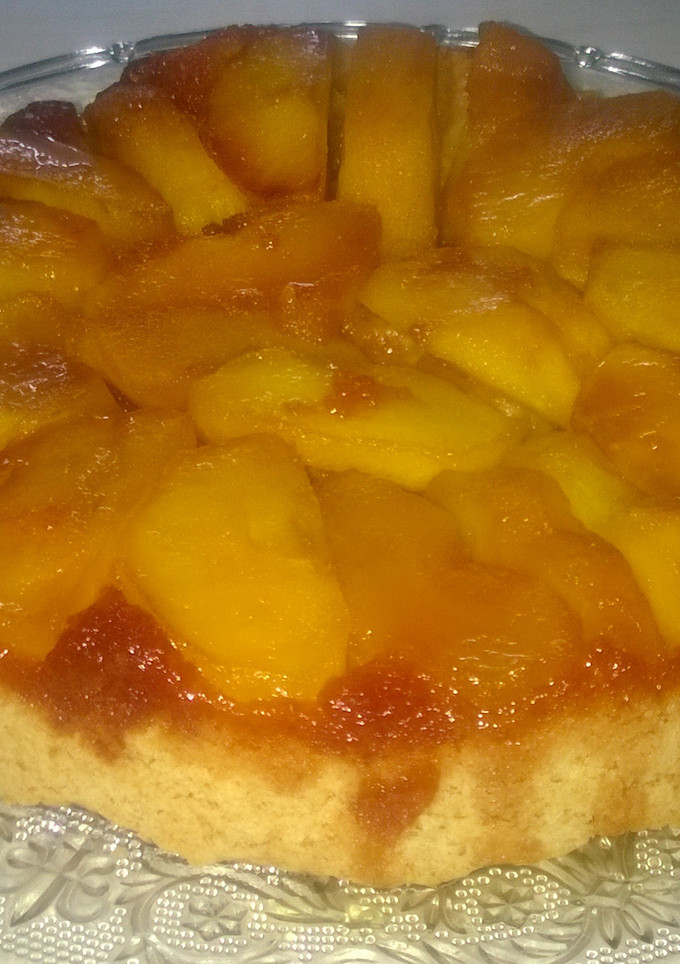 Una foto de Tarta invertida de manzana 