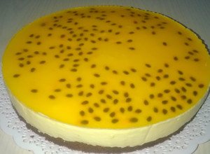 Una foto de Cheesecake de Maracuyá