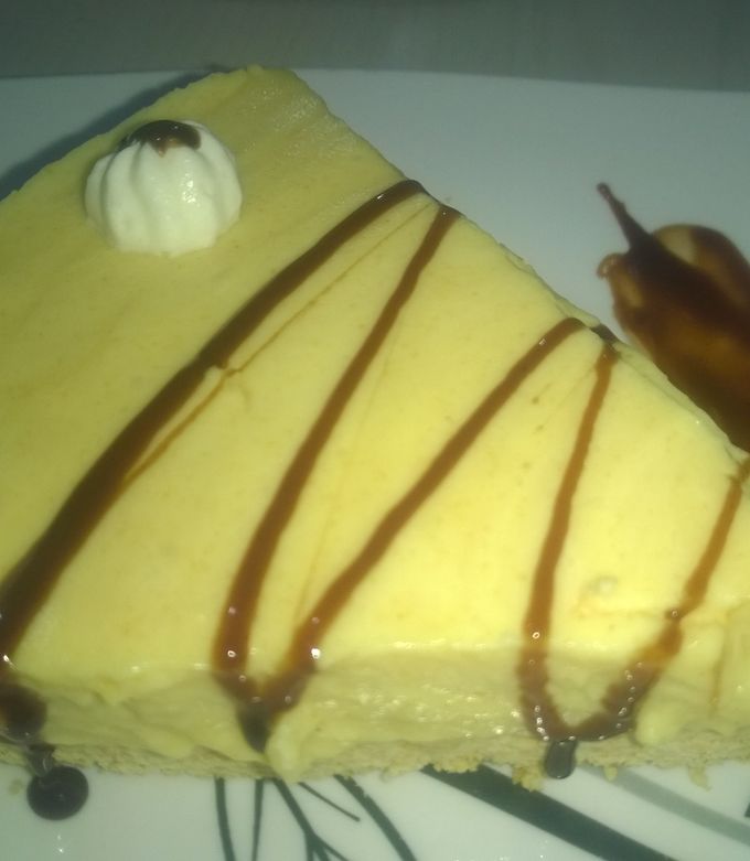 Una foto de Tarta mousse de maracuyá