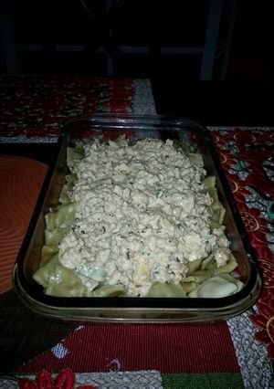 Una foto de Ravioli traviesos con Pollo 