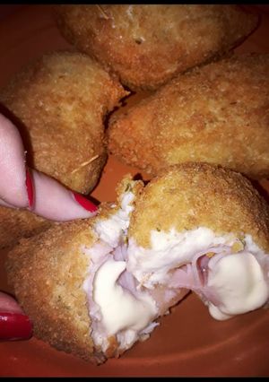 Una foto de Rollitos de pechuga rellenos