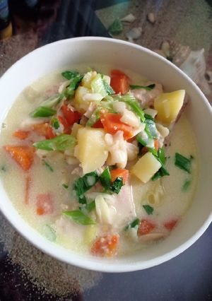Foto resep Sop Ayam Macaroni Susu