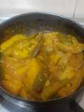 Pointed gourd -- potato vegetable (parval -- batata subji)