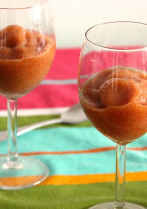 A picture of Plum sorbet.