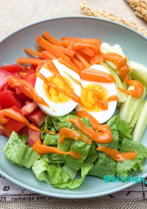 Foto resep Salad Sayur Simple