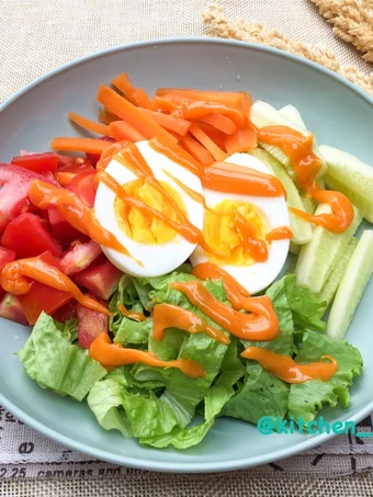Cara Simple Membuat Resep  Salad Sayur Simple yang Menggugah Selera, Sempurna