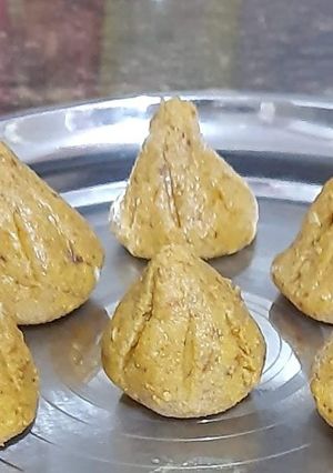 A picture of Cardamom Modak Recipe.