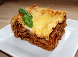Zöldséges lasagne recept fotója