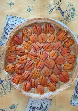 Une photo de Tarte Amandine Abricot