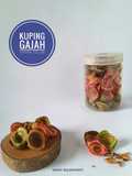 Kuping Gajah Pelangi (Tanpa Telur)