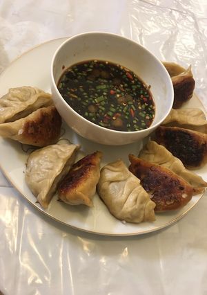 صورة لوصفة فطائر الجيوزا