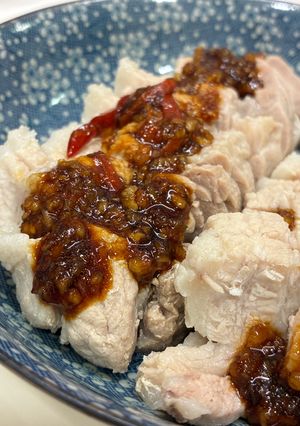 蒜泥白肉 的食譜成品照片