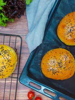 Buttermilch Burger Brötchen Rezepthauptbild