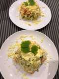 Ensaladilla española de trucha ahumada