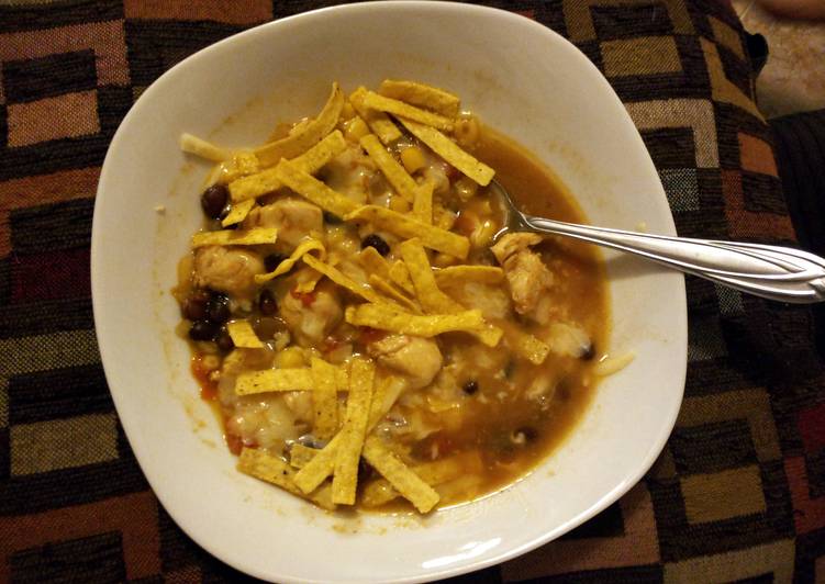 Step-by-Step Guide to Prepare Ultimate Chicken tortilla soup