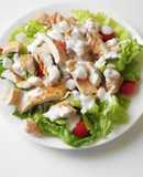 Lighter Chicken Caesar Salad