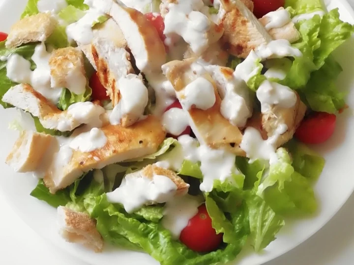 Recipe Lighter Chicken Caesar Salad the Delicious Makes you drool
