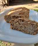 Budín integral de peras sin azúcar y vegano