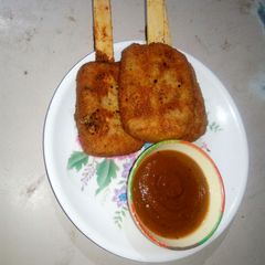 Patato chicken sticks A picture of Patato chicken sticks.