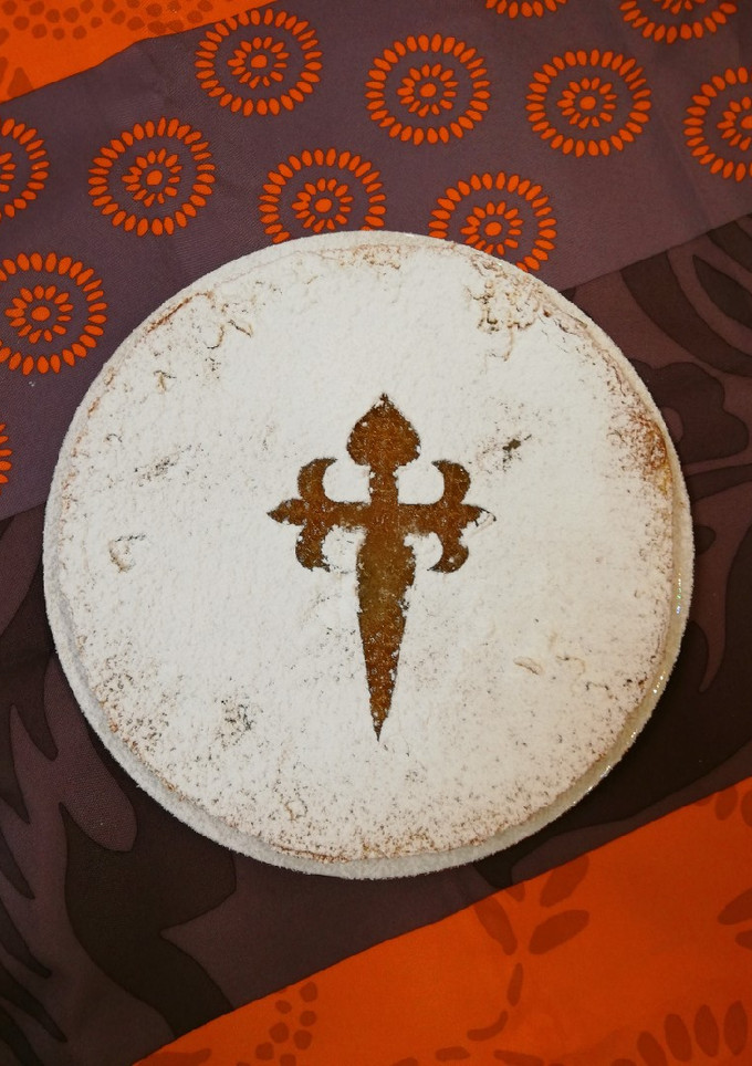 Una foto de Tarta de Santiago