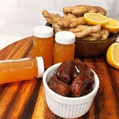A picture of Ginger Shots.