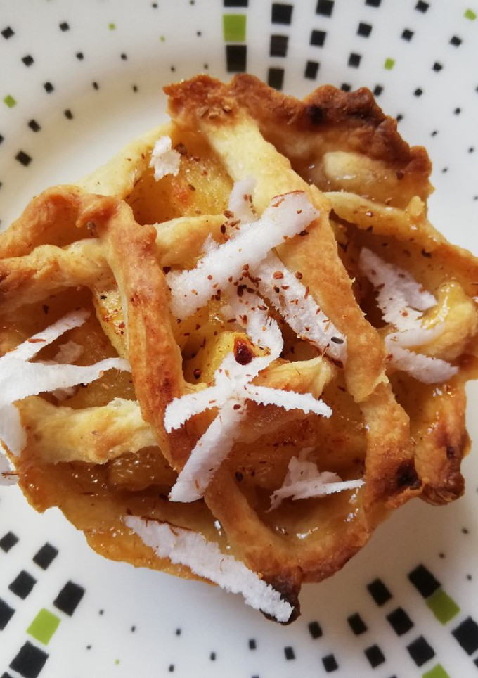Una foto de Canasticas de manzana
