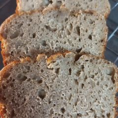 A picture of Softest 100% Rye Sourdough Bread.
