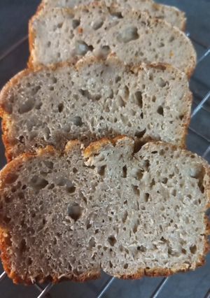 A picture of Softest 100% Rye Sourdough Bread.