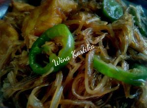 Foto resep Mie Sohun / Bihun Tahu Kecap Pedas