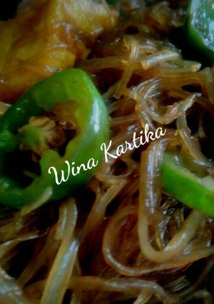 Foto resep Mie Sohun / Bihun Tahu Kecap Pedas
