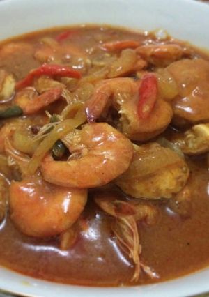Foto resep Udang Tofu Saus Asam Manis