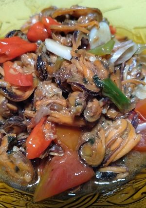 Foto resep Kerang tiram mercon