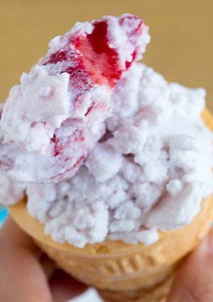 A picture of Quick Icecream (no freezer, in 5 min.).