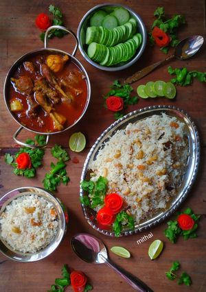 সাদা মিষ্টি পোলাও(sada mishti polau recipe in Bengali) রেসিপির প্রধান ছবি