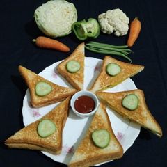 A picture of Mix Vegetable Sandwich.