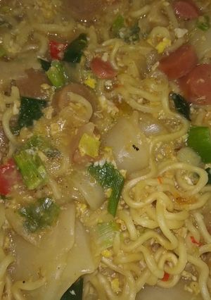 Foto resep Seblak mi sosis pedas