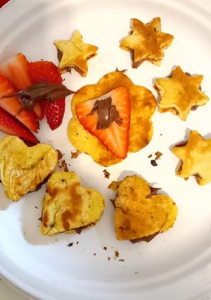 A picture of Pancake 🥞 sandwiches 😋😋.