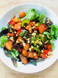 A picture of Chorizo, Pepper and Walnut Salad.