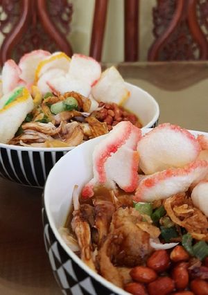 Foto resep Bubur Ayam Kuah Kuning