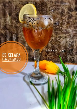 Foto resep 233. Es Kelapa Lemon Madu