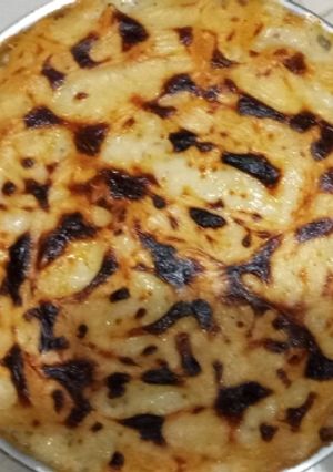صورة لوصفة معكرونه بشاميل 😋